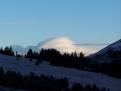 Molines en Queyras - Hautes Alpes - Nuage lenticulaire après la neige