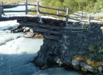 Norvège - Pont (en kapla ?) - Vallée de Leirvassbu - Leirdalen