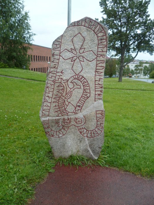 Suède - Ostersund - Pierre runique
