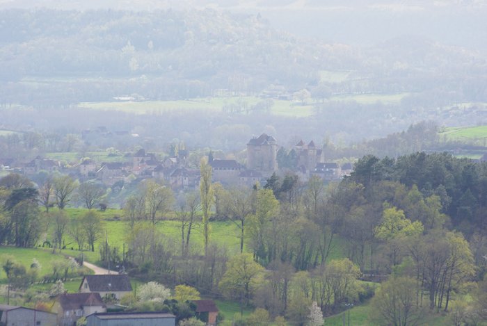 Puy d'Arnac - Au loin, Curemonte